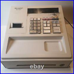 SHARP XE-A107W Till Cash Register Electronic With 2 x Keys & Roll (Discontinued)