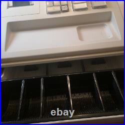 SHARP XE-A107W Till Cash Register Electronic With 2 x Keys & Roll (Discontinued)