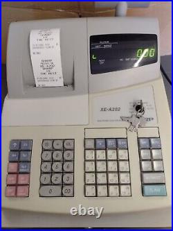 SHARP XE-A202 Cash Register with extra till rolls