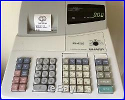 SHARP XE-A202 Electronic Cash Register Complete With Till Rolls And Free P&P