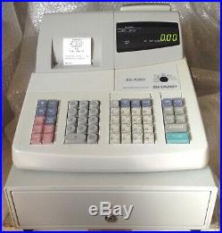 SHARP XE-A202 Electronic Cash Register Complete With Till Rolls And Keys