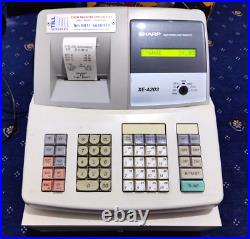 SHARP XE-A203 Electronic Cash Register + All Keys + Spool