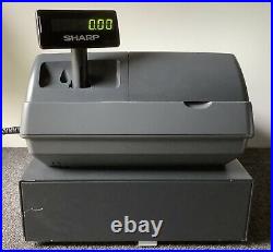 SHARP XE-A203 Electronic Cash Register Plus Wet Cover & Till Rolls And Free P&P