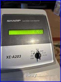 SHARP XE-A203 Electronic Cash Register Removable Draw Splashproof Button Cover