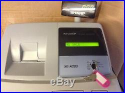 SHARP XE-A203 Electronic Cash Register With Till Rolls And Free P&P
