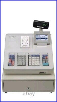 SHARP XE A207 White Electronic Cash Register New