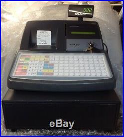 SHARP XE-A213-BK Electronic Cash Register Complete With Till Rolls And Free P&P