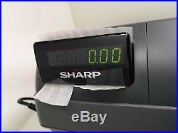 SHARP XE-A213 Electronic Cash Register Till Retail Shop Used Boxed