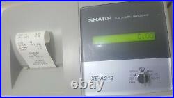 SHARP XE-A213 Electronic Cash Register Till Wet Cover Shop Cafe Take Away