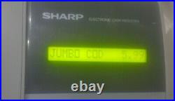 SHARP XE-A213 Electronic Cash Register Till Wet Cover Shop Cafe Take Away