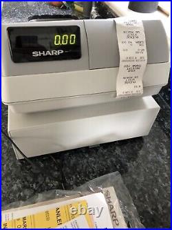 SHARP XE-A213 FULLY REFURBISHED CASH REGISTER FREE TILL ROLLS + Manual + Keys