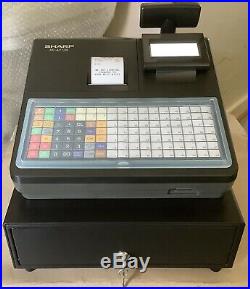 SHARP XE-A217B Electronic Cash Register Complete With Till Rolls And Free P&P