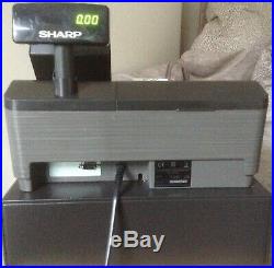 SHARP XE-A217B Electronic Cash Register with Till Rolls And With Free P&P