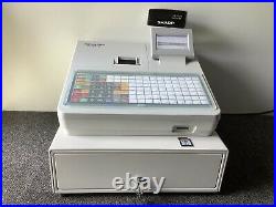 SHARP XE-A217W Electronic Cash Register Complete With Till Rolls And Free P&P