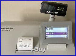 SHARP XE-A217W Electronic Cash Register With A Box Of Till Rolls And Free P&P