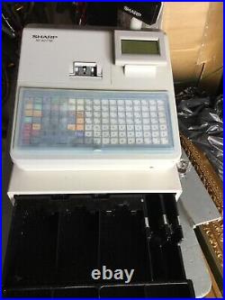 SHARP XE-A217WithXE-A217B Electronic Cash Register Till Retail Shop Used