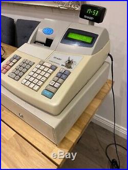 SHARP XE-A301 Electronic Cash Register Till Journal Function Shop Cust Display