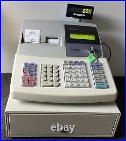 SHARP XE-A303 ECR Complete With A Box Of Thermal Till Rolls And Free P&P