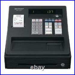 SHARP XEA137B Small Cheap Cash Register Till Black Basic and simple to use NEW