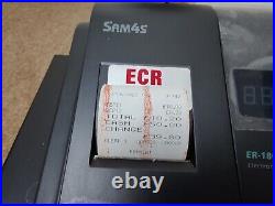 Sam4s ER 180T Electronic Cash Register Black I 338