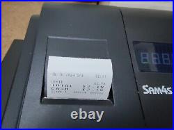 Sam4s ER 180U Cash Register Shop Restaurant Retail Saloon Caffe Till Black I 308