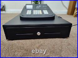 Sam4s ER 180U Cash Register Shop Restaurant Retail Saloon Caffe Till Black I 308