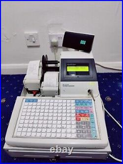 Sam4s ER-5200M Electronic Cash Register+ Ops & Program Manual + Key+ Wet Cover