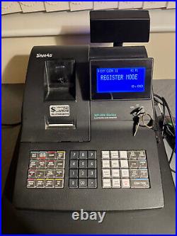 Sam4s NR-510B Electronic Cash Register Till Wired Black+handheld laser+ROLLS
