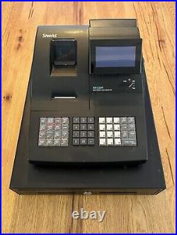 Sam4s NR-520 Cash Register Till Twin Roll With Key & Paper Tested & Working