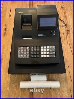 Sam4s NR-520 Cash Register Till Twin Roll With Key & Paper Tested & Working