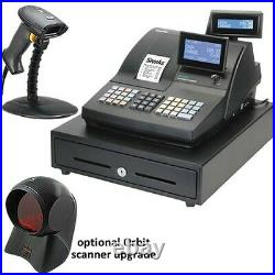 Sam4s NR510 Cash Register Till With Laser Barcode Scanner & Stand
