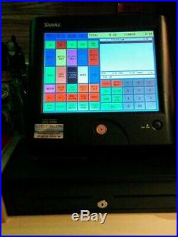 Sam4s SPS-2000 Touchscreen Till Shop Restaurant Cafe Pub Cash Register + Printer