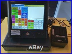 Sam4s Sps 2000 EPOS Touch Screen Cash Till Register, Cash Drawer and printer