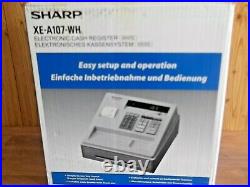 Sharp A3xea107wk Cash Register. Fully Guaranteed For 12 Months + Spare Till Rolls