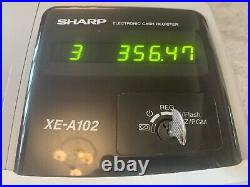 Sharp Electronic Cash Register XE-A102. Working Order