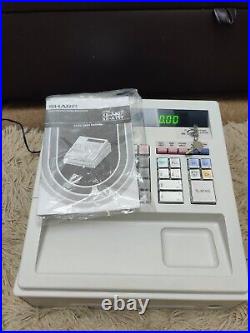 Sharp Electronic Cash Register XE-A137 + Keys + Till Roll I 029
