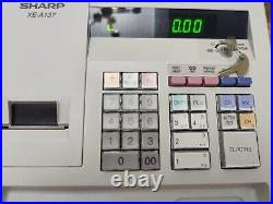 Sharp Electronic Cash Register XE-A137 + Keys + Till Roll I 029