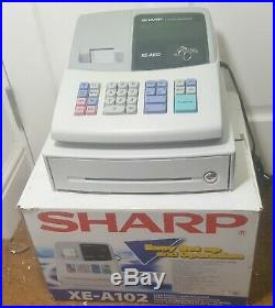 Sharp XE-A102 Boxed Electronic Cash Register Till Pub Restaurant Retail