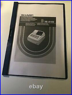 Sharp XE-A102 Cash Register Plus 10x Till Rolls -Excellent Condition