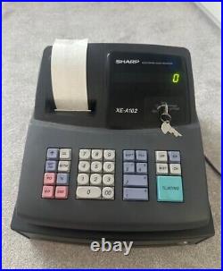 Sharp XE-A102 LED Display Cash Register Black New Ink