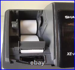 Sharp XE-A102 LED Display Cash Register Black With Ink Rollers And Free P&P