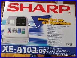 Sharp XE-A102 LED Display Cash Register White