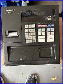 Sharp XE-A107 Electronic Cash Register Complete With Keys And Free P&P