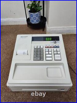 Sharp XE-A107 Electronic Cash Register + Keys + New Ink Roller Fitted I 274