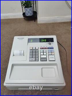 Sharp XE-A107 Electronic Cash Register + Keys + New Ink Roller Fitted I 294