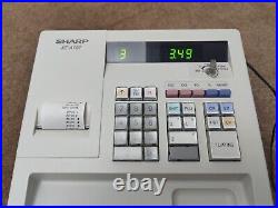 Sharp XE-A107 Electronic Cash Register + Keys + New Ink Roller Fitted I 294