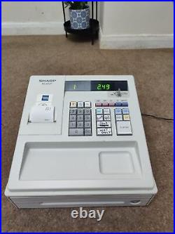 Sharp XE-A107 Electronic Cash Register + Keys + New Ink Roller Fitted I 295