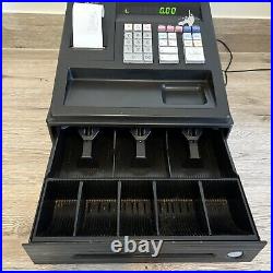 Sharp XE-A107 Electronic Cash Register & x2 Keys Black -Excellent Condition