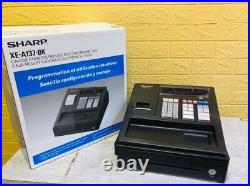 Sharp XE-A137 Black Cash Register + Extra Till Rolls & Protection Batteries NEW