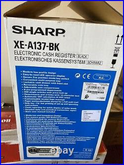 Sharp XE-A137 Black XEA137BK CASH REGISTER(TILL) BRAND NEW IN RESEALED BOX
